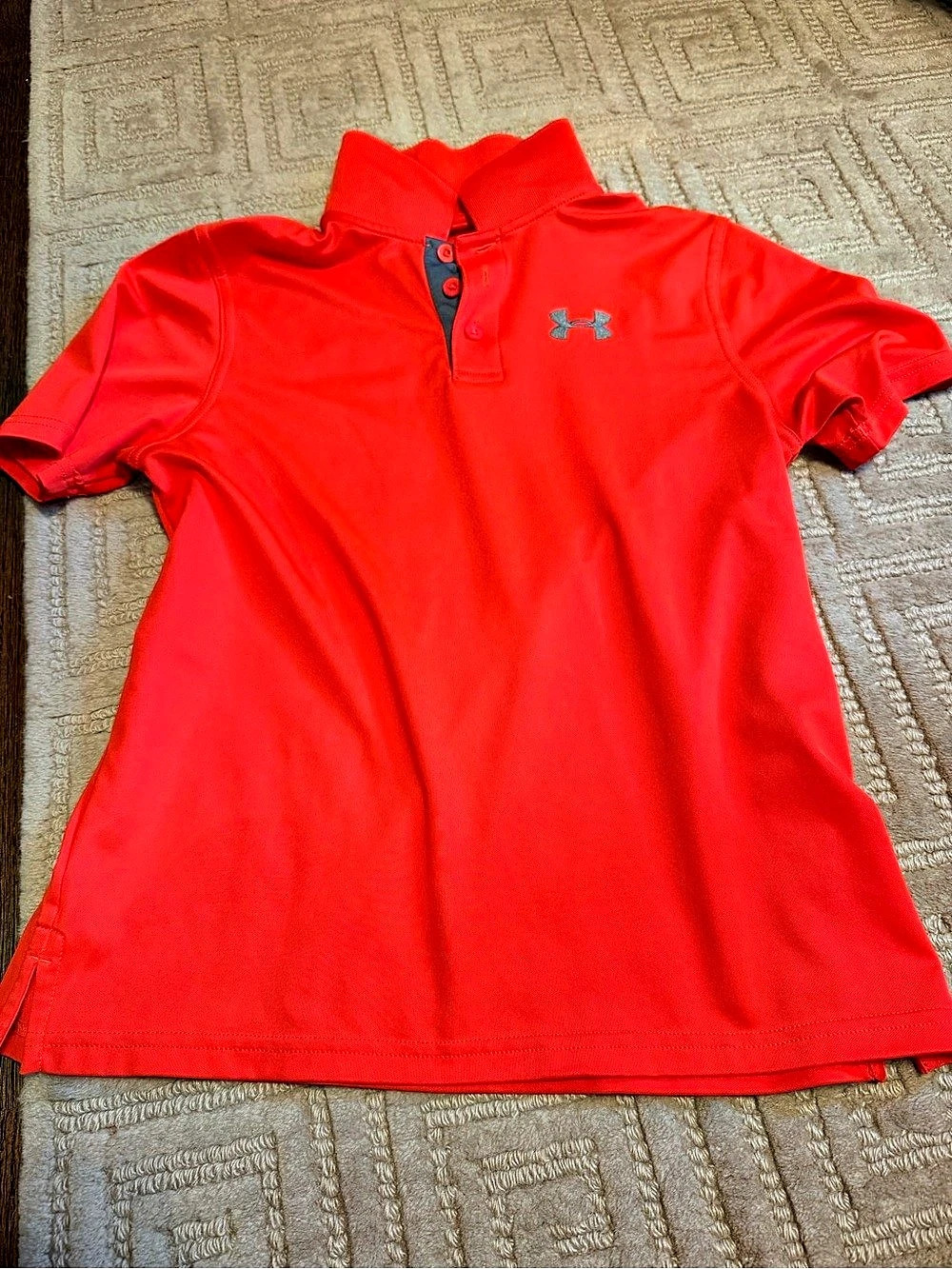 Under Armour HeatGear Youth Polo Orange
